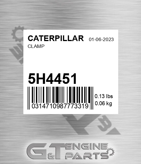 5H-4451 Clamp for CATERPILLAR