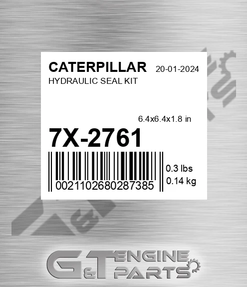 7X-2761 Hydraulic Seal Kit for CATERPILLAR