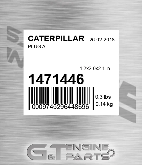 1471446 Plug A for CATERPILLAR