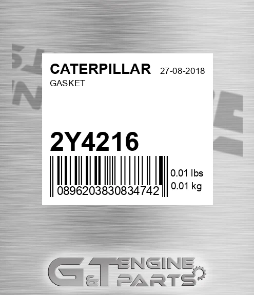 2Y-4216 Gasket for CATERPILLAR