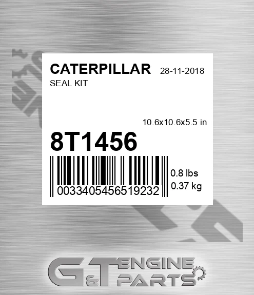 8T1456 Seal Kit for CATERPILLAR