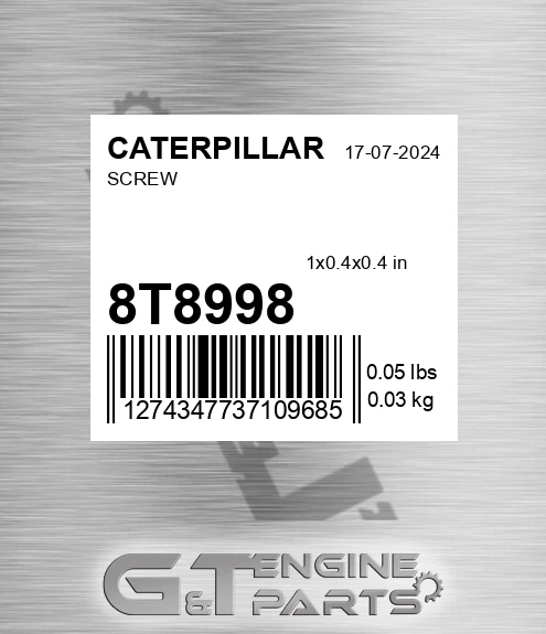 8T8998 Screw