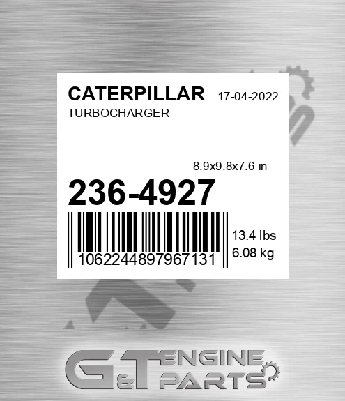 236-4927 Turbocharger for CATERPILLAR