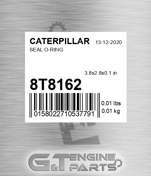 8T-8162 Seal O-ring for CATERPILLAR