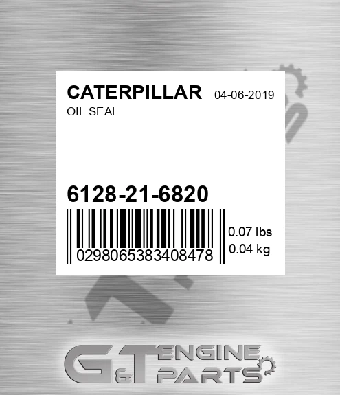 6128-21-6820 Oil Seal