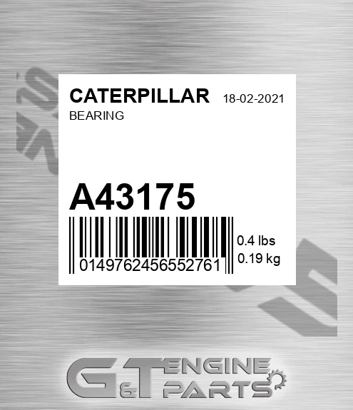 A43175 CATERPILLAR Bearing