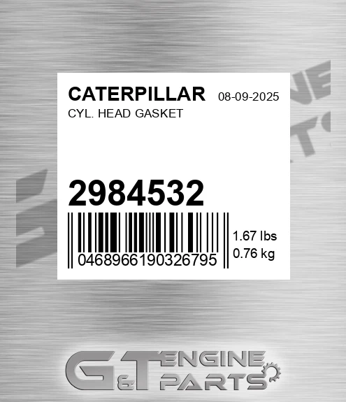 298-4532 Cyl. Head Gasket for CATERPILLAR