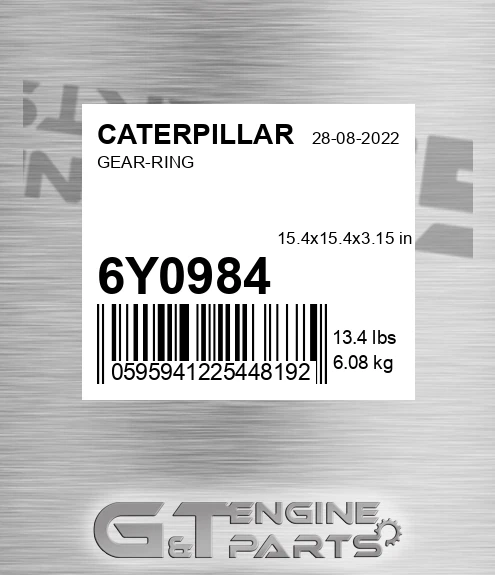 6Y0984 Gear