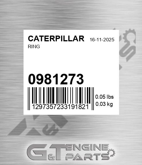 098-1273 Ring for CATERPILLAR