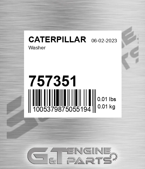 757351 Washer for CATERPILLAR