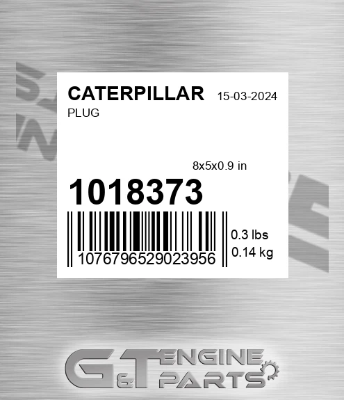 101-8373 Plug for CATERPILLAR