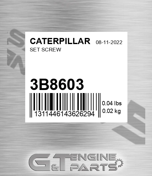 3B8603 Set Screw