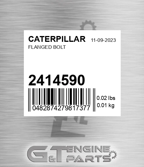 241-4590 Flanged Bolt for CATERPILLAR