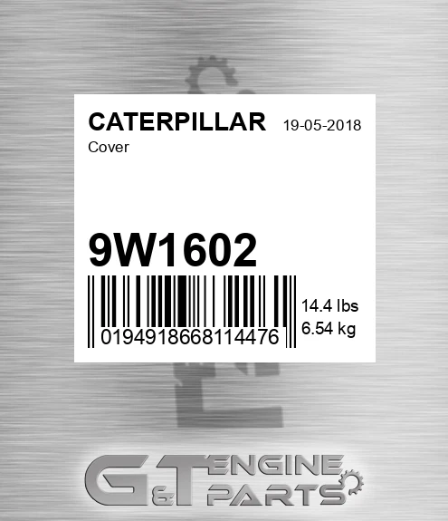 9W1602 Cover for CATERPILLAR