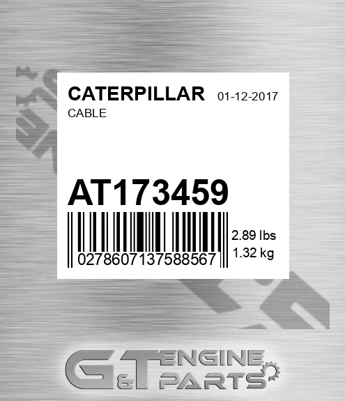 AT173459 Cable for CATERPILLAR