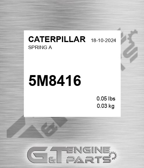5M8416 Spring A