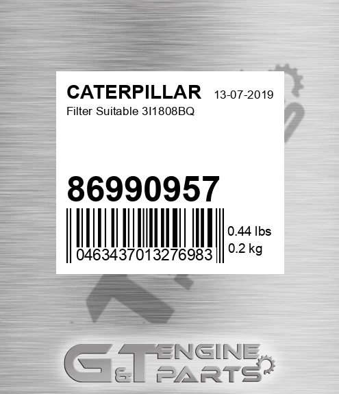 86990957 Filter Suitable 3i1808bq