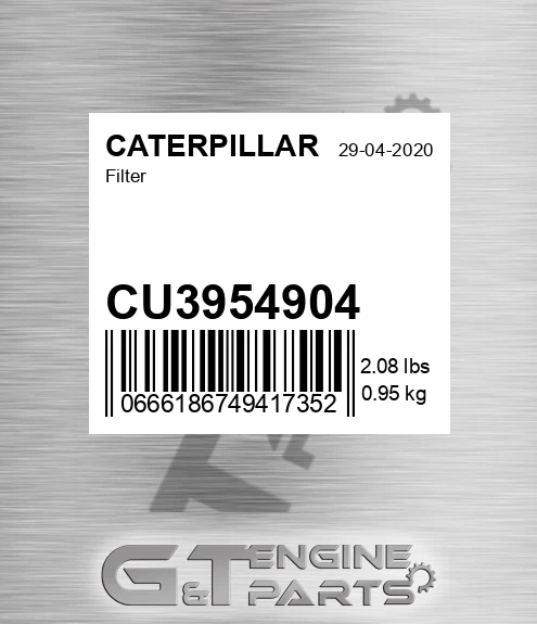 CU3954904 CATERPILLAR Filter