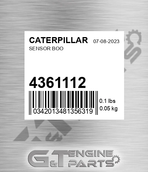4361112 Sensor Boo for CATERPILLAR