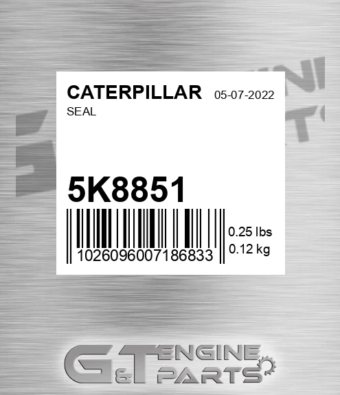 5K-8851 Seal for CATERPILLAR
