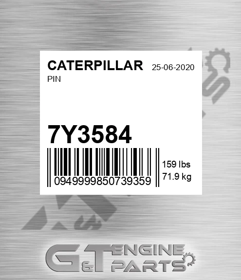 7Y-3584 Pin for CATERPILLAR