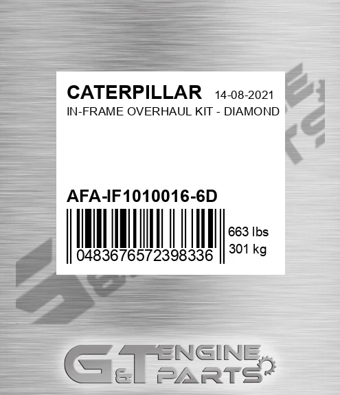 AFA-IF1010016-6D In-frame Overhaul Kit - Diamond