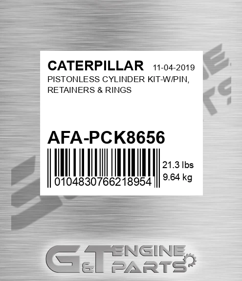 AFA-PCK8656 Pistonless Cylinder Kit-w/pin, Retainers & Rings for CATERPILLAR