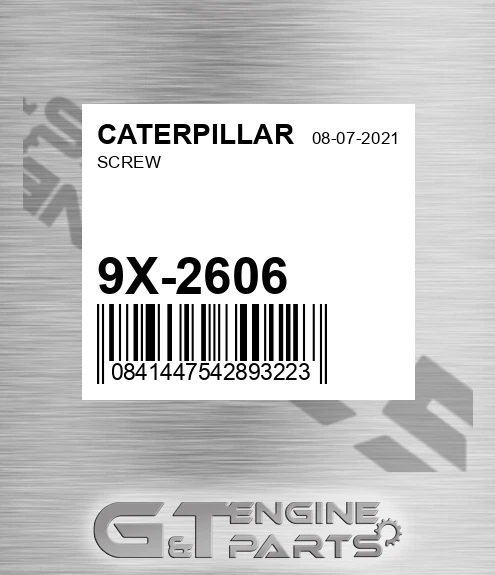9X-2606 Screw