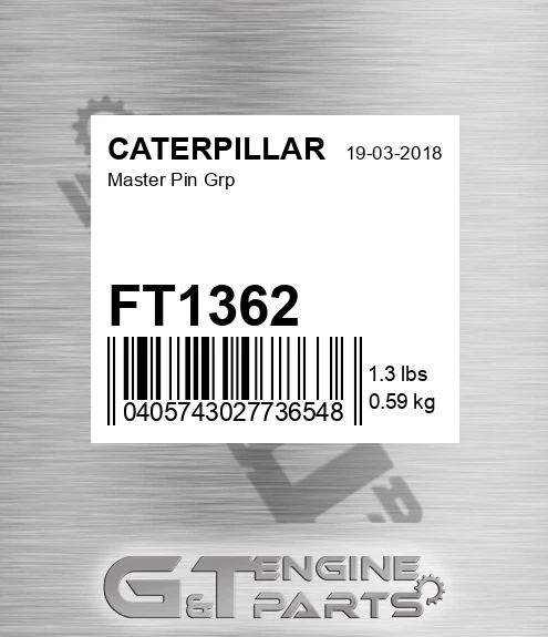 FT1362 Master Pin Grp for CATERPILLAR