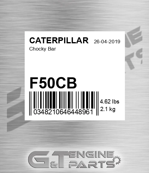 F50CB CATERPILLAR Chocky Bar