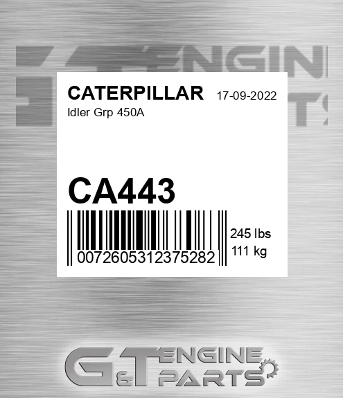 CA443 Idler Grp 450a