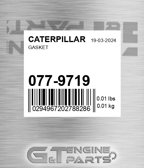 077-9719 Gasket