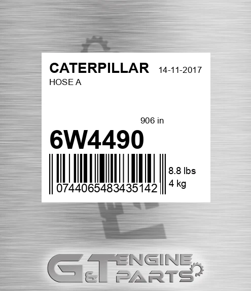 6W4490 Hose A