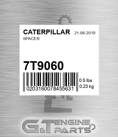 7T-9060 Spacer for CATERPILLAR