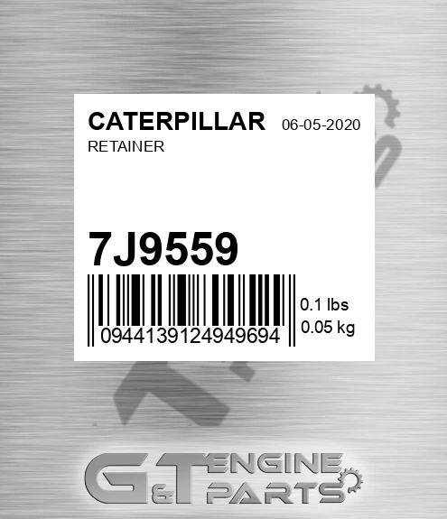 7J-9559 Retainer for CATERPILLAR