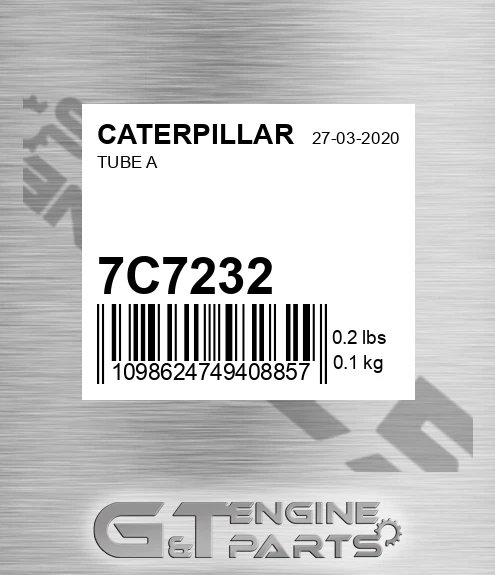 7C7232 Tube A