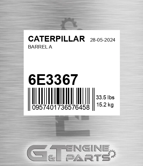 6E3367 Barrel A