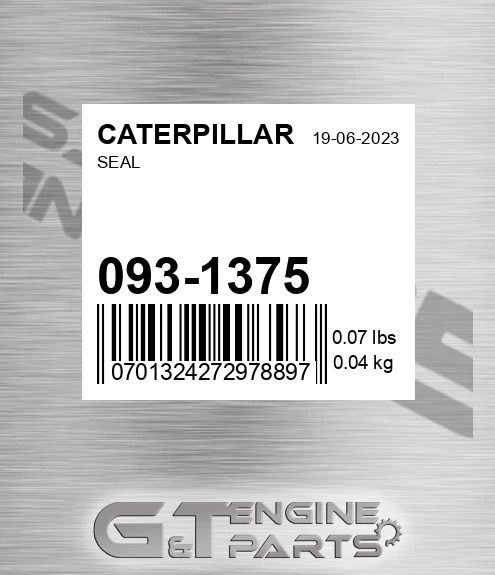 093-1375 Seal for CATERPILLAR