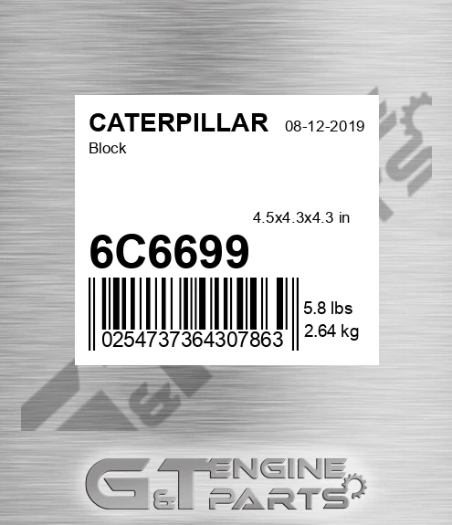 6C6699 Block for CATERPILLAR