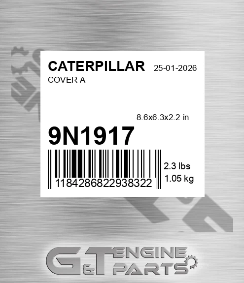 9N1917 Cover A for CATERPILLAR
