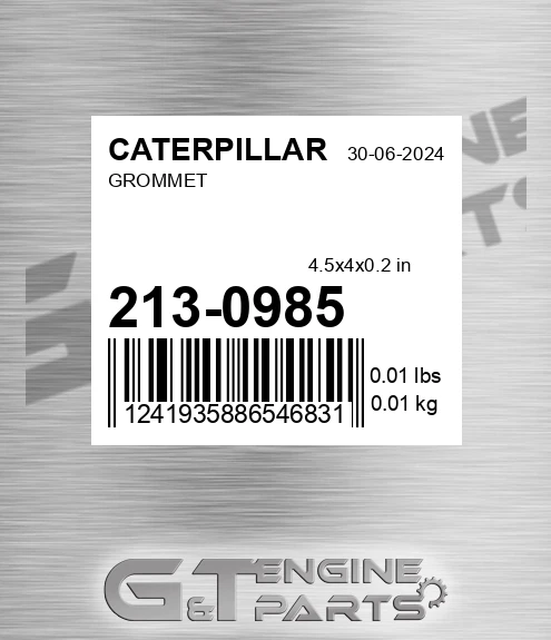 2130985 Grommet for CATERPILLAR