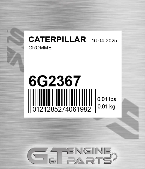 6G2367 Grommet for CATERPILLAR