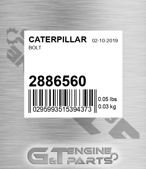288-6560 Bolt