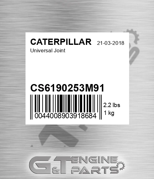 CS6190253M91 Universal Joint