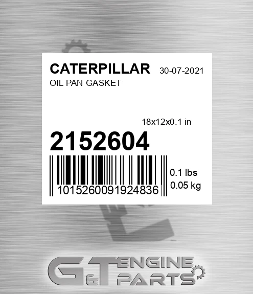 215-2604 Oil Pan Gasket