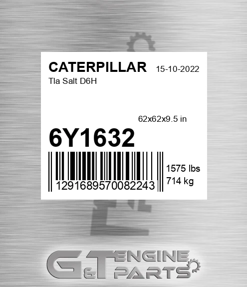 6Y1632 Tla Salt D6h for CATERPILLAR