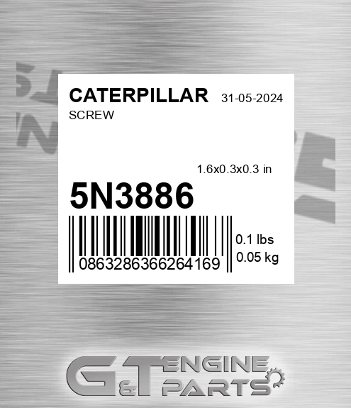 5N3886 Screw