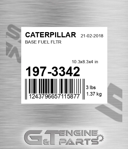 197-3342 Base Fuel Fltr