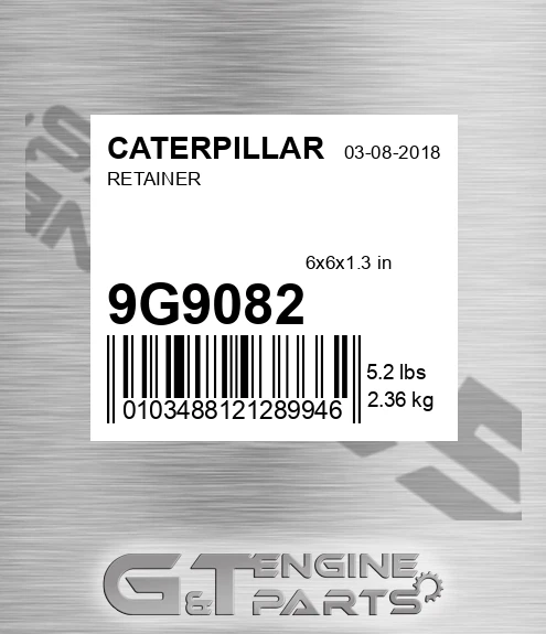9G-9082 Retainer for CATERPILLAR