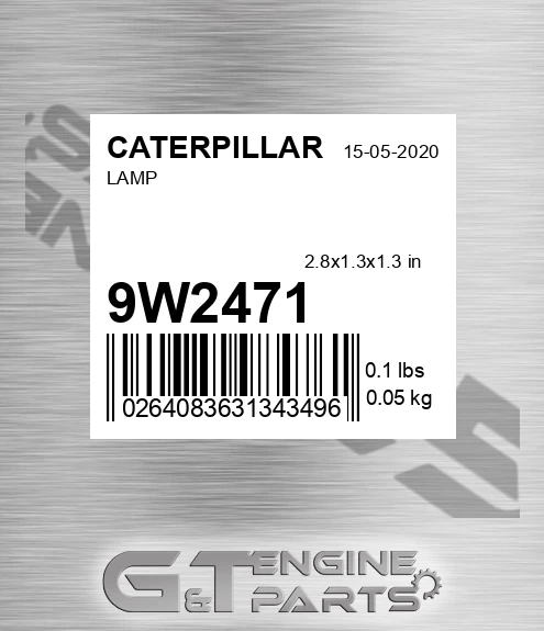 9W2471 Lamp for CATERPILLAR